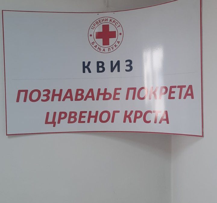 КВИЗ ИЗ ПОЗНАВАЊА ПОКРЕТА ЦРВЕНОГ КРСТА